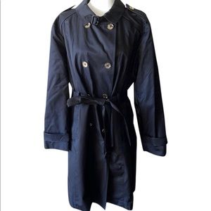 MICHAEL BY MCHAEL KORS TRENCHCOAT/COAT WITH GOLDEN TONE BUTTONS